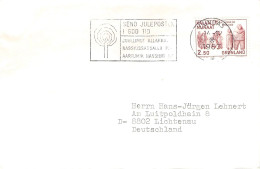 GREENLAND - LETTER DUNDAS > GERMANY 1983 Mi #143 / ZB160 - Brieven En Documenten