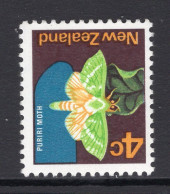 New Zealand 1970-76 Definitives - 4c Puriri Moth - Wmk. Inverted MNH (SG 919aw) - Unused Stamps