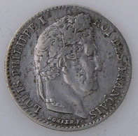 FRANCE - LOUIS PHILIPPE I - 1/4 Franc 1836A - TB+/TTB -- Gad. : 355 - 1/4 Franc