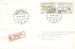 GREENLAND - REGISTERED MAIL 1975 ANGMASSALIK / ZB164 - Cartas & Documentos