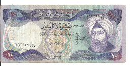 IRAK 10 DINARS 1980-82 VF P 71 - Iraq