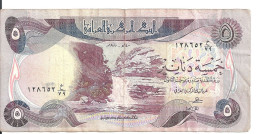 IRAK 5 DINARS 1980-82 VF P 70 - Iraq