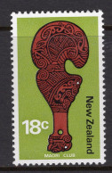 New Zealand 1970-76 Definitives - 18c Maori Club MNH (SG 927) - Neufs