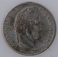 FRANCE - LOUIS PHILIPPE I - 1/4 Franc 1845A - TB+/TTB -- Gad. : 355 - 1/4 Franc