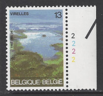 Belgique COB 2255 ** (MNH) - Planche 2 - 1981-1990