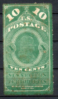 Col33 Etats Unis USA Journaux Newspapers 1865 N° 2 Neuf   Cote : 250,00€ - Other & Unclassified
