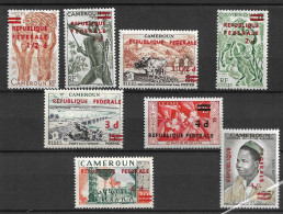 CAMEROON 1961  SURCHARGES MNH - Cameroun (1960-...)