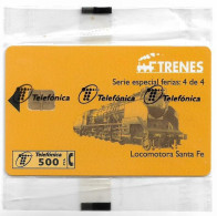 Spain - Telefónica - Trenes - Locomotora Santa Fe 4-4, P-359 - 11.1998, 500PTA, 10.000ex, NSB - Private Issues