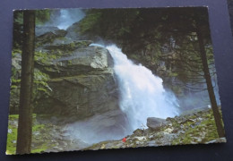 Unterer Krimmler Wasserfall, Fallhöhe 100 M - Bergwelt-Verlag C. Jurischek, Salzburg - # K 111 - Krimml