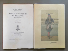 Rare Hardes Et Uniformes De Matelots De La Fin Du XVIIème Siècle à 1937 16 Aquarelles Par A.Goichon 1937 Numéroté - Uniformes