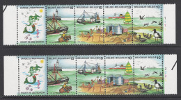 Belgique COB 2273 à 2276 ** (MNH) - Planches 1 Et 2 (2) - 1981-1990