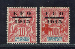 Océanie. Surchargés N° 38 Et 39. Neufs X. Cote : 53.50 Euros. - Neufs