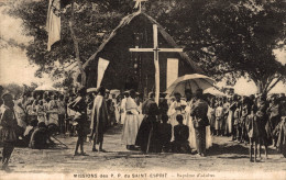 N°104409 -cpa Missions Des P.P. Du Saint Esprit -baptème D'adultes- - Missions