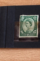 Timbre Vert 1'3 Elizabeth II - Used Stamps