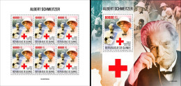 Guinea 2022, A. Schweitzer, Red Cross, 6val In BF+BF - Albert Schweitzer