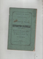 Distribution Solennelle Des Prix Collège Privas Exposition Scolaire Aubenas Aubenas 1890 1891 - Unclassified