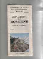 Aménagement Roselend Usine De La Bathie 1961 - Obras Públicas