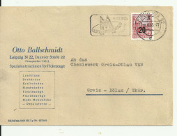 1955. Cover From Leipzig - Covers & Documents