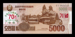 Corea Del Norte North Korea 5000 Won Commemorative 2013 (2019) Pick CS23 Sc Unc - Korea, North