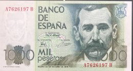 Spain 1.000 Pesetas, P-158 (23.10.1979) - UNC - [ 4] 1975-… : Juan Carlos I