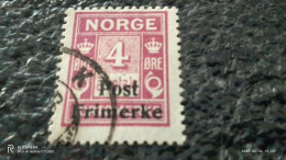 NORVEÇ-1910-20            4ÖRE         USED - Oblitérés