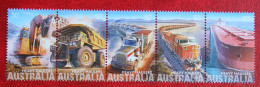 Heavy Haulers Zug Trein Train Boat Ship 2008 Mi 2979-2983 Yv - POSTFRIS MNH ** Australia Australien Australie - Mint Stamps