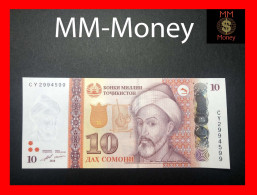 TAJIKISTAN  10 Somoni  2018  P. New  ( 24 )   UNC - Tajikistan