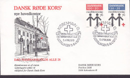 Denmark Sonderstempel KØBENHAVN Ø. 1979 Cover Brief Exhibition Red Cross Rotes Kreuz Croix Cruz Roja Complete Set - Cartas & Documentos