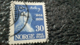 NORVEÇ-1910-47            30ÖRE        USED - Oblitérés