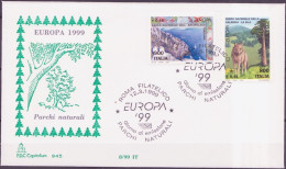 Europa CEPT 1999 Italie - Italy - Italien FDC3 Y&T N°2353 à 2354 - Michel N°2620 à 2621 - 1999