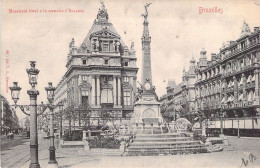 BELGIQUE - Bruxelles - Monument élevé à La Mémoire D'Anspach - Carte Postale Ancienne - Autres & Non Classés