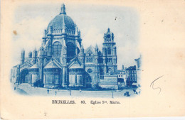 BELGIQUE - Bruxelles - Eglise Ste Marie - Carte Postale Ancienne - Otros & Sin Clasificación