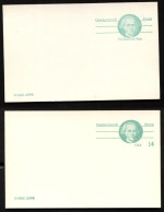 UX105-106 Postal Card CHARLES CARROLL 1985 - 1981-00