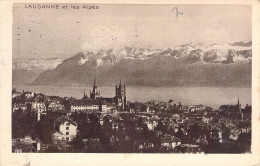SUISSE - Lausanne Et Les Alpes - Carte Postale Ancienne - Lausanne