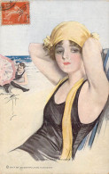 ILLUSTRATEURS NON SIGNES - Femme à La Plage En Maillot - A Midsummer Reverie - Carte Postale Ancienne - Unclassified
