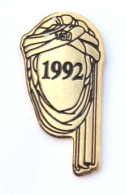 Pin's TSO 1992 - Rallye Paris Dakar 1992 - Tête De Touareg - AB - M283 - Rally