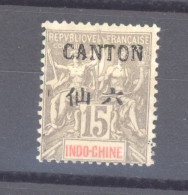 Canton  :  Yv  22  * - Unused Stamps