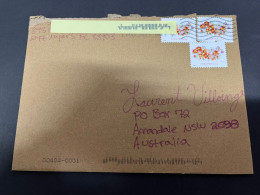 (2 R 27) 3 Letters Posted From USA To Australia - 3 Cover (posted During COVID-19) 18 X 13 Cm - Cartas & Documentos