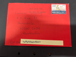 (2 R 27) Letters Posted From Spain To Australia - 1 Cover (posted During COVID-19) - Lettres & Documents