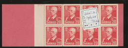 1942 MNH Sweden Booklet Facit H65 Postfris** - 1904-50