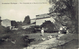 83 Fontaine L'eveque Vue D'ensemble De La Source Et Du Hameau - Andere & Zonder Classificatie