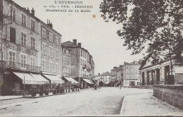 CPA -63 - ISSOIRE - Boulevard De La Halle - "CAFÉ DU COMMERCE" - .Edit Olliergues - Issoire