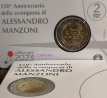 2 Euro Gedenkmünze 2023 Nr. 13 - Italien / Italy / Italia - Alessandro Manzoni BU Coincard - Italia