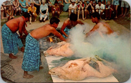 Hawaii Honolulu Luau Preparations The Luau Pig 1963 - Honolulu