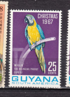 Guyana, MNH, Perroquet, Parrot, Oiseau, Bird, Noël, Christmas - Pappagalli & Tropicali