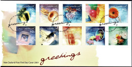 New Zealand 2001 Greetings FDC - FDC