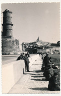 CPSM - MARSEILLE (B Du R) - Pêcheurs Au Fort St Jean - Puerto Viejo (Vieux-Port), Saint Victor, Le Panier