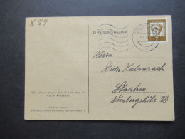 Berlin (West) 1962 Bedeutende Deutsche Nr.200 EF Drucksache Spandau Buchverleih E. Wegwerth Klosterstraße 10 - 11 - Covers & Documents