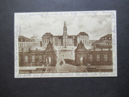 Dänemark 1928 Mi.Nr.168 EF Postkarte Kobenhavn Christiansborg Slot Set Fra Marmorbroen Nach Gladbeck Gesendet - Cartas & Documentos