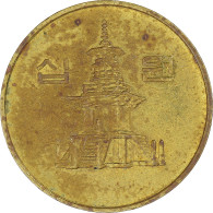 Monnaie, Corée, 10 Won, 1987 - Korea, South